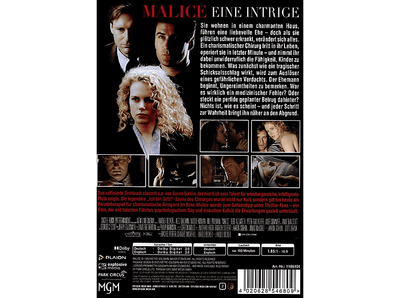 Thumbnail - Malice - Eine Intrige DVD
