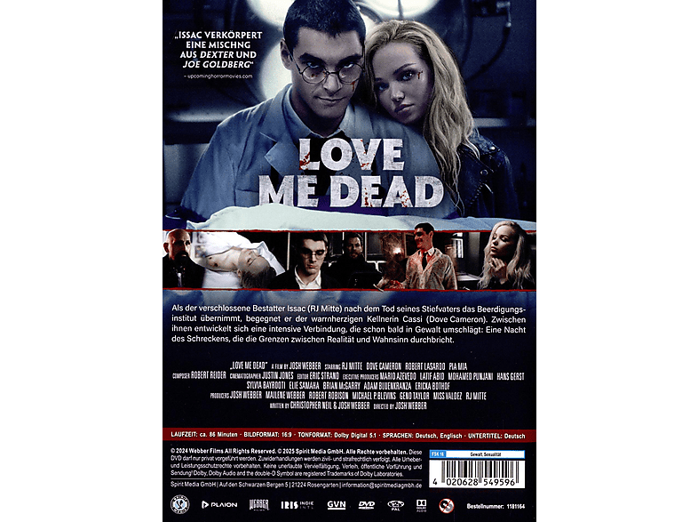 Thumbnail - Love Me Dead DVD