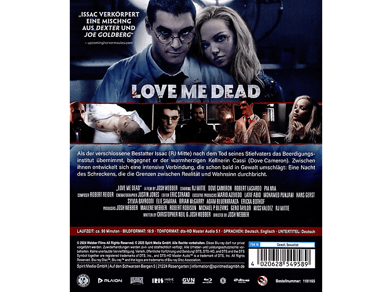 Thumbnail - Love Me Dead Blu-ray