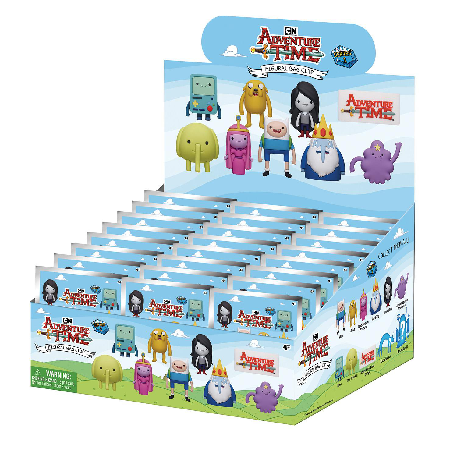 MONOGRAM Adventure Time 3D Foam Bag Clip-Taschenanhänger Series 1