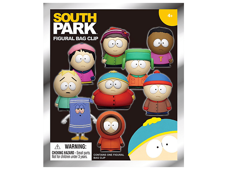 South Park 3D Foam Bag Clip / Taschenanhänger Series 1. Sammelfigur im Blindbag
