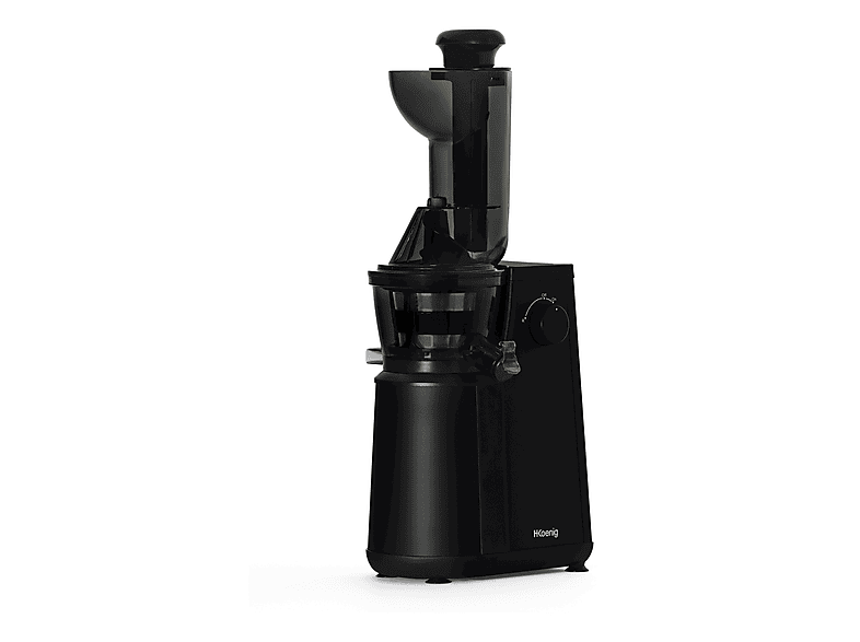 ESTRATTORE DI SUCCO H.KOENIG gsx24, Potenza 400 W, Rotazione massima 60 rpm, Recipiente succo da 1 l, velocità velocità, in Acciaio inox, nero