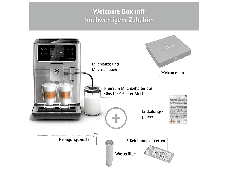 WMF Perfection 660L Kaffeevollautomat Edelstahl/Schwarz