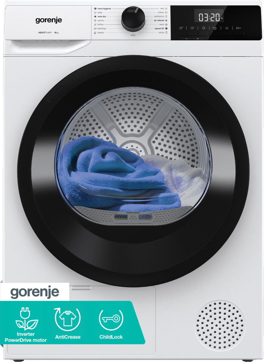 GORENJE D2HNE9C Hőszivattyús szárítógép