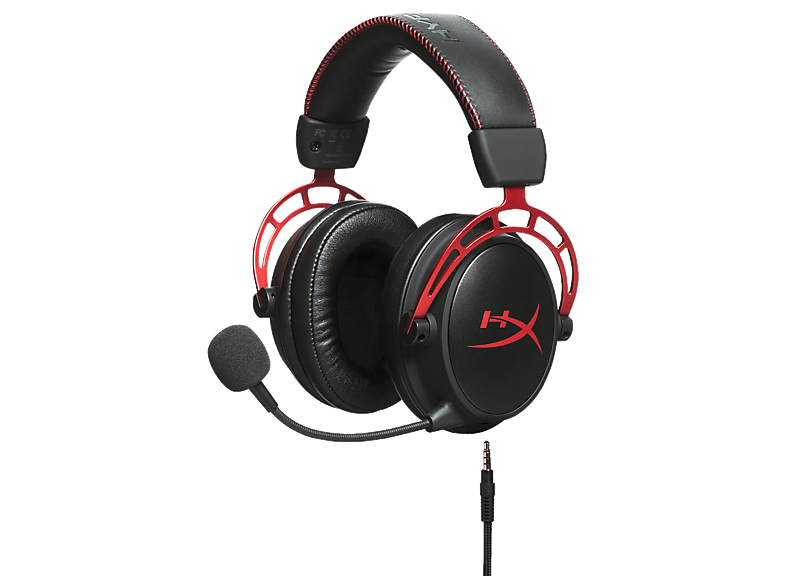 HYPERX Cloud Alpha, Over-ear Gaming Headset Schwarz/Rot