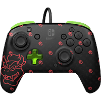 MediaMarkt PDP Rematch Wired Bowser Controller Nintendo Switch, Nintendo Switch OLED Multicolor aanbieding