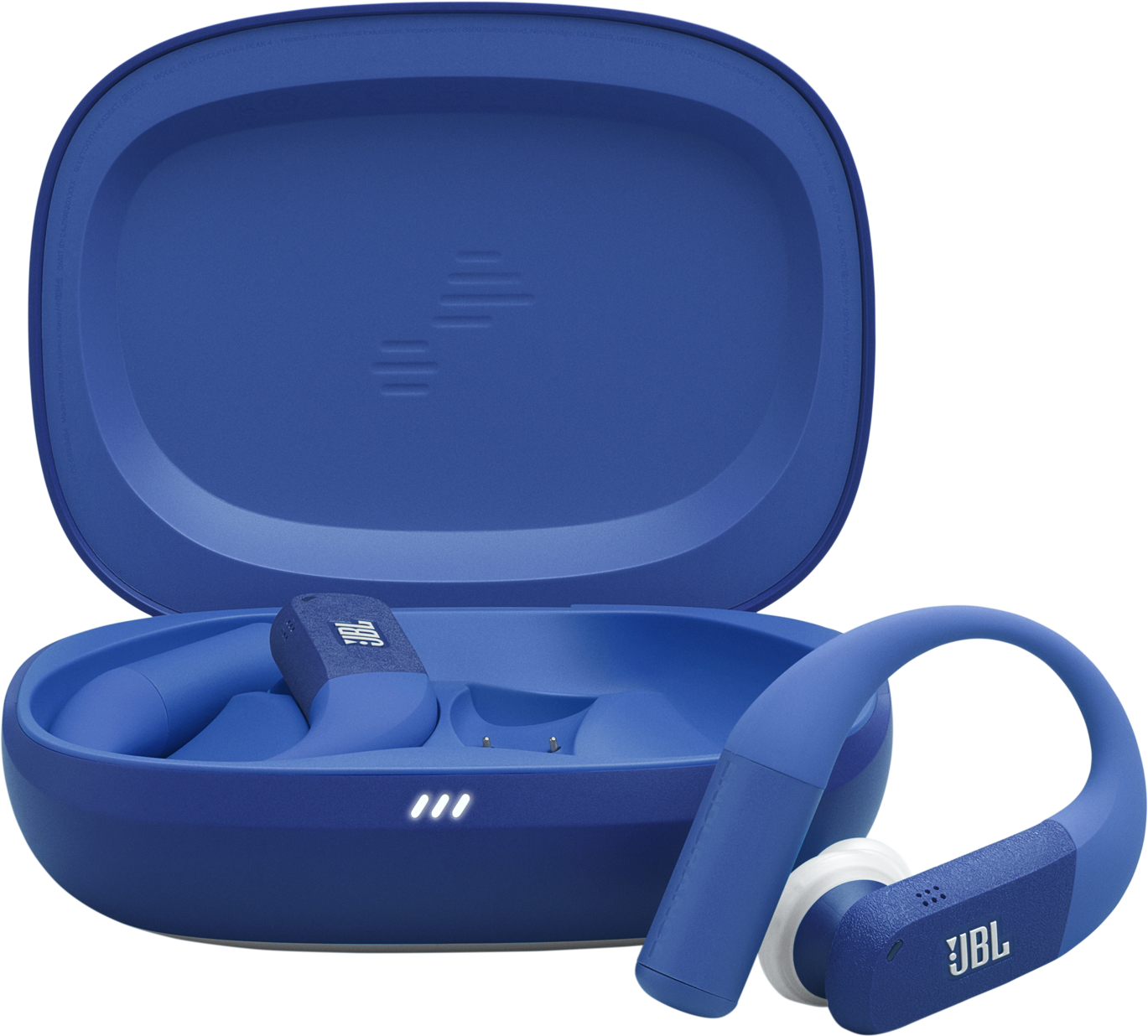 JBL Endurance PEAK 4 TWS vezeték nélküli sport fülhallgató mikrofonnal, kék