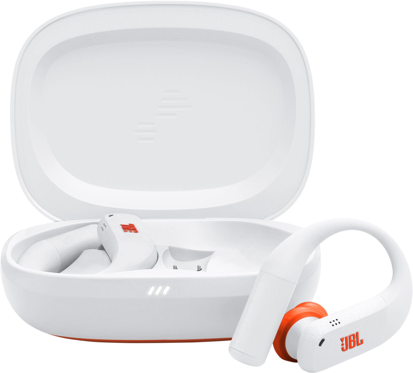 JBL Endurance PEAK 4 TWS vezeték nélküli sport fülhallgató mikrofonnal, fehér