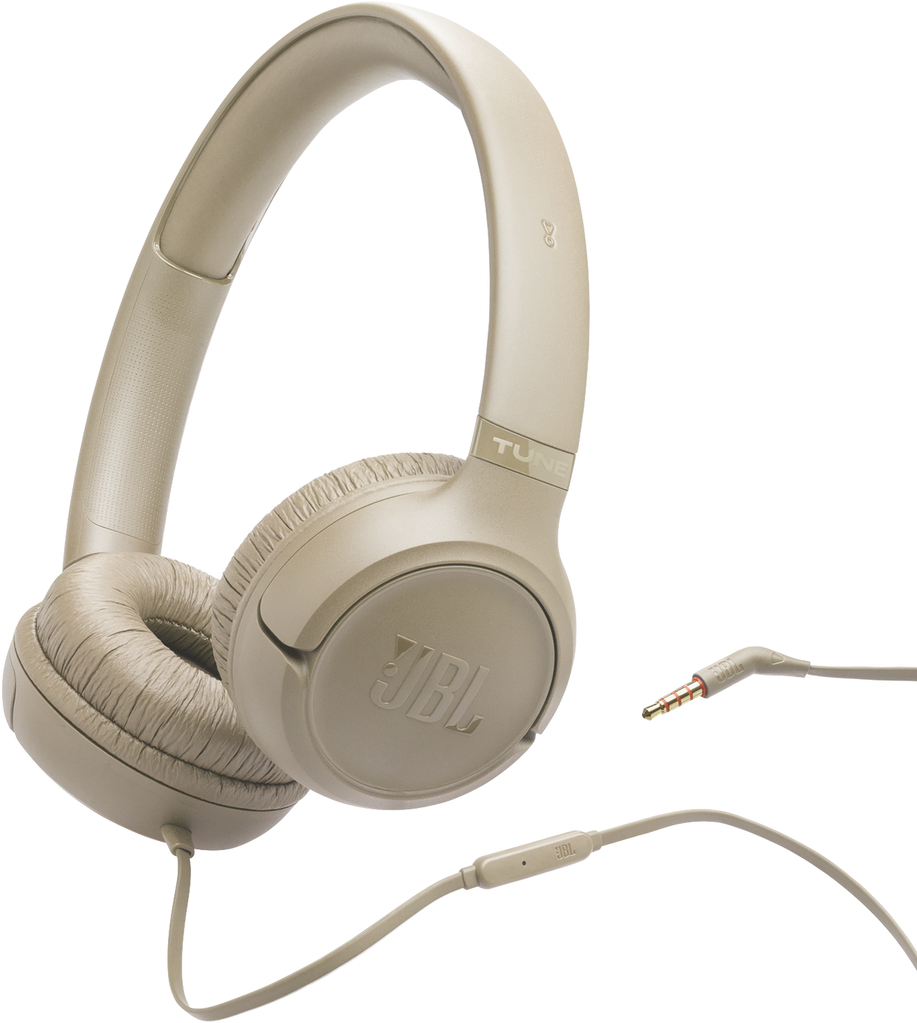 JBL T530 vezetékes fejhallgató, bézs