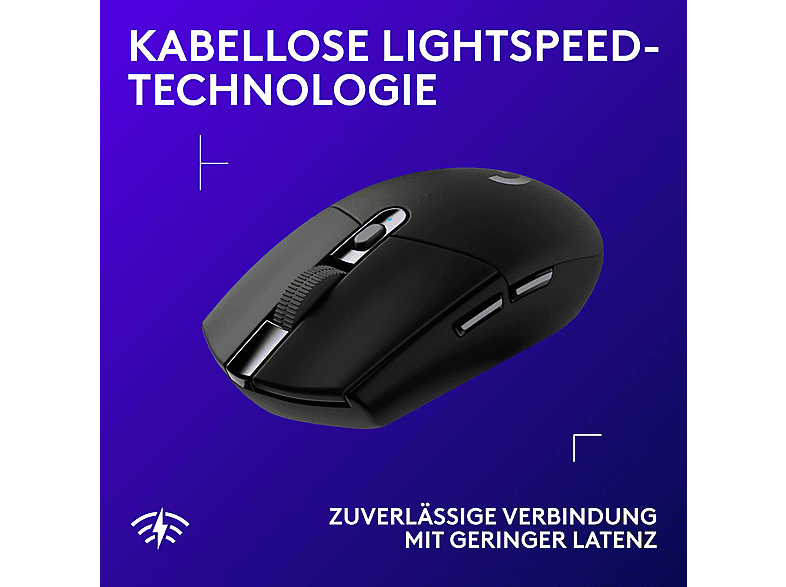 Thumbnail - LOGITECH G305 LIGHTSPEED Gaming Maus, Schwarz