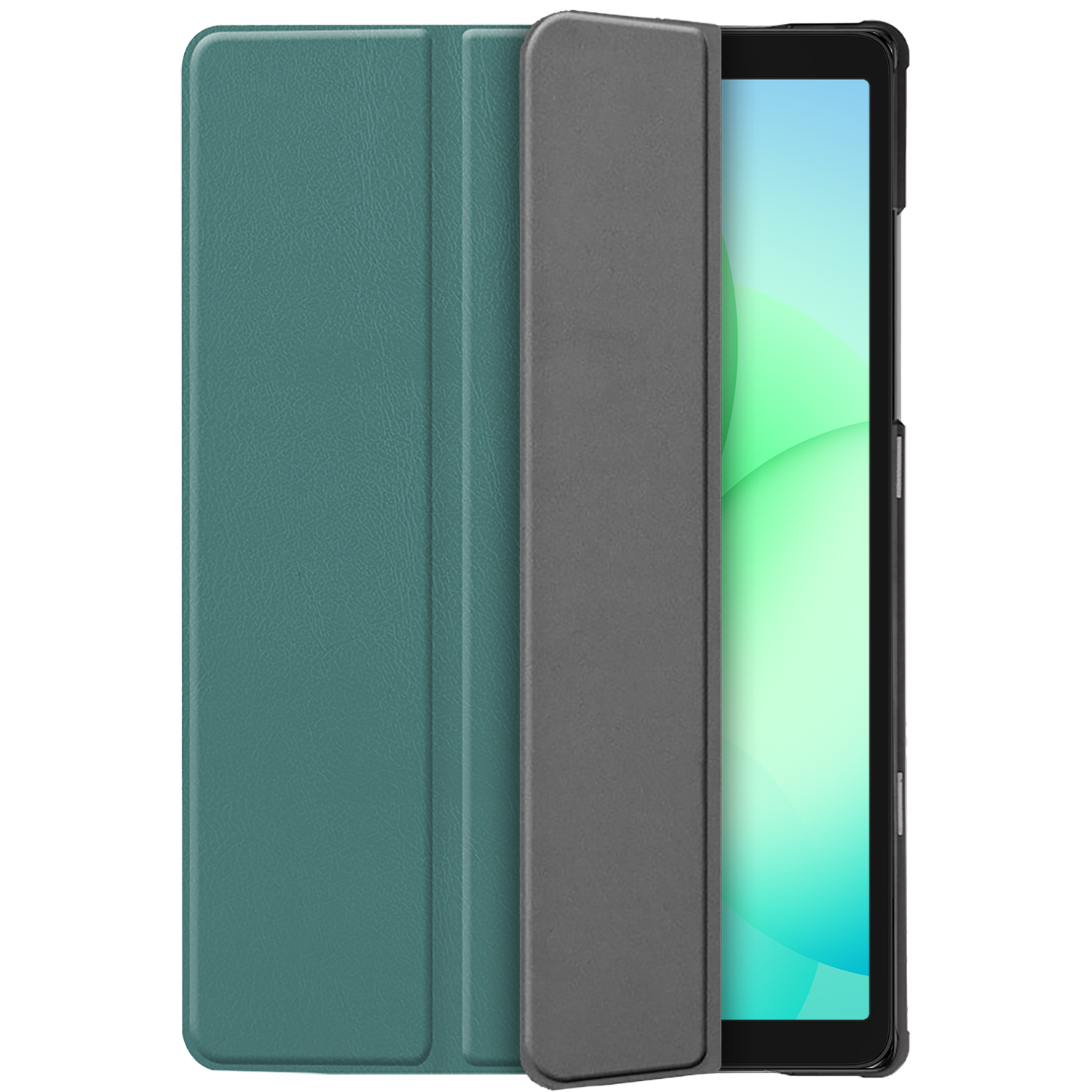 Just In Case Trifold Smart Book Case Tablet Cover Beschermhoes Groen