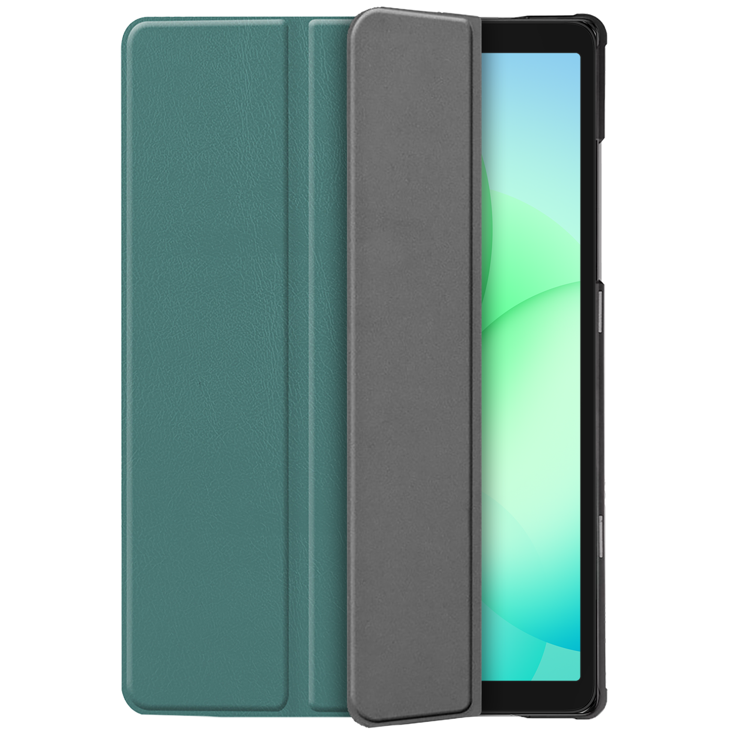 Just In Case Trifold Smart Book Case Tablet Cover Beschermhoes Groen