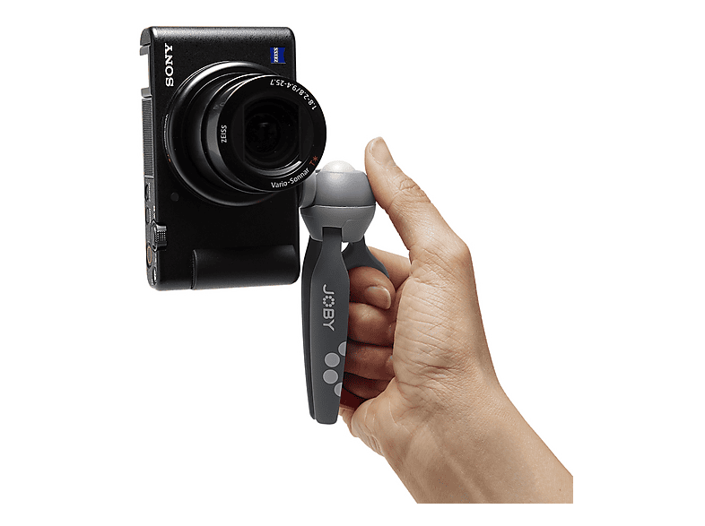 Thumbnail - JOBY HandyPod Clip Mini-Stativ, Grau, Höhe offen bis 12.8 cm