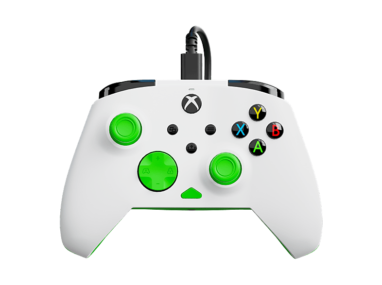 Mando Xbox – Turtle Beach Rematch™ Core, Cable, Series X S, One y Windows 10/11, Blanco/Verde