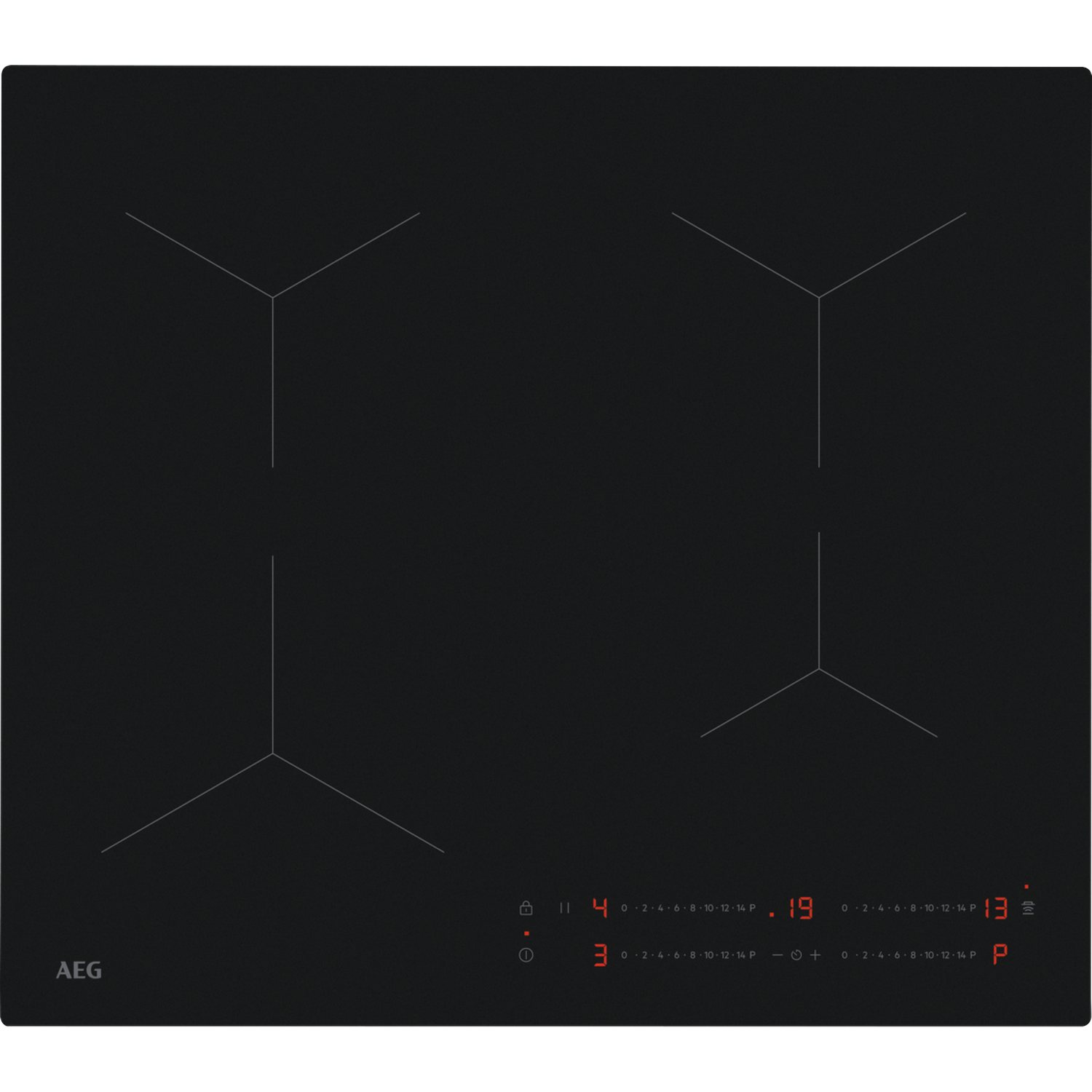 Aeg To64ia0ait - Kookplaat Inbouw Inductie 3-fasen (perilex) Breedte 58 Cm