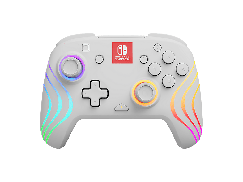 Mando Nintendo Switch - Turtle Beach Afterglow™ Wave, Switch, Inalámbrica, 40h Autonomía, 9m Alcance, Blanco