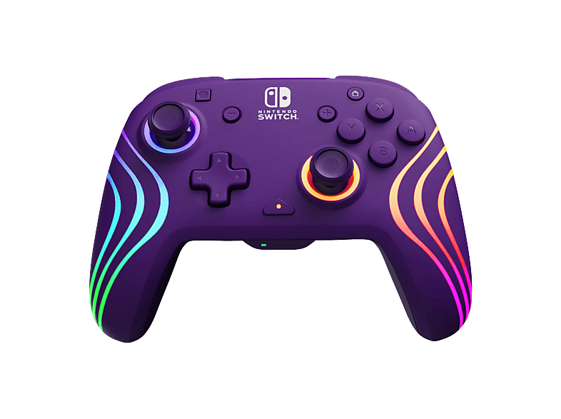 Mando Nintendo Switch - Turtle Beach Afterglow™ Wave, Switch, Inalámbrica, 40h Autonomía, 9m Alcance, Morado