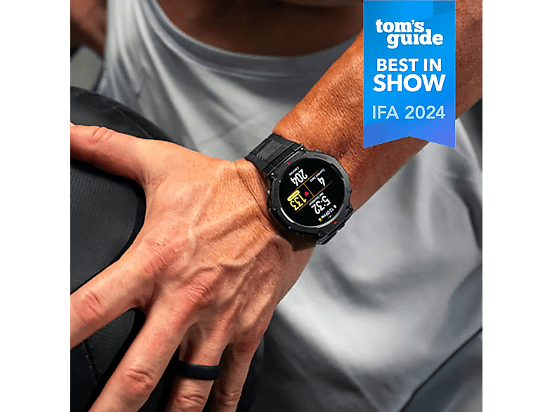 Amazfit T-Rex 3 Pro Funkcje AI 48mm Czarny – zdjęcie 3