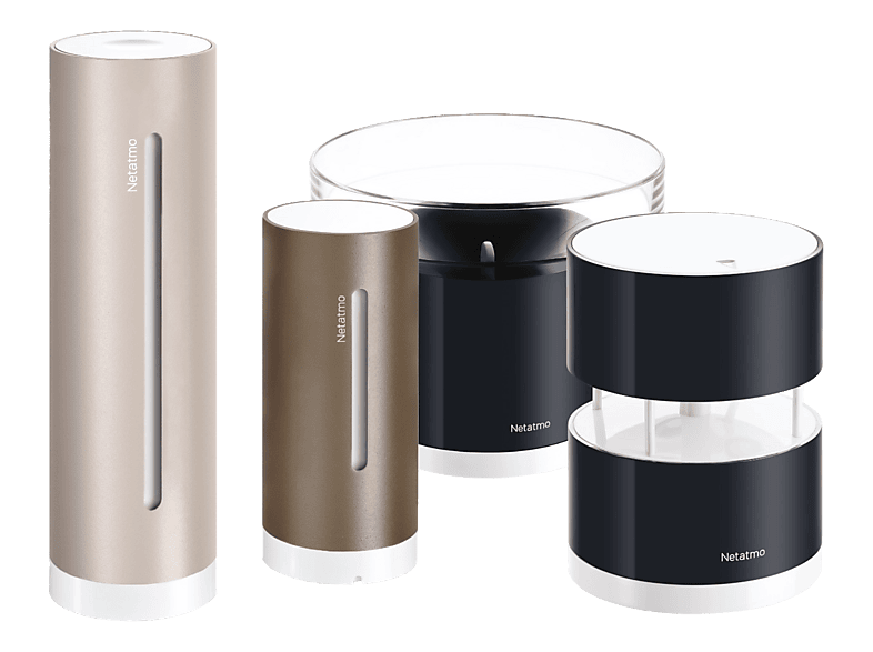 NETATMO Original 2. Gen. Wetterstation + Regenmesser Windmesser