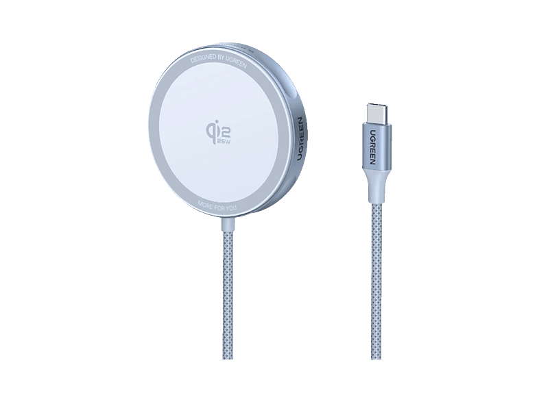 UGREEN 25W Magnetic Wireless Charger Apple, Blau