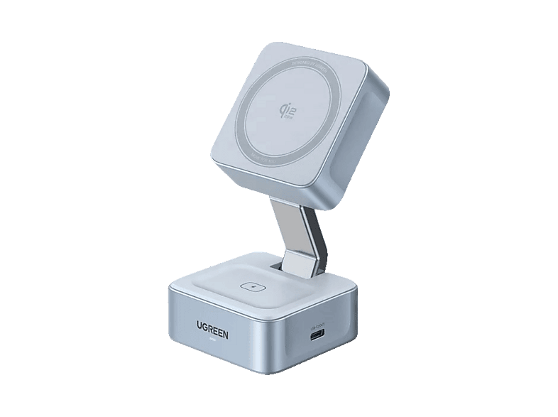 UGREEN 2-in-1 Magnetic Wireless Charger Apple, Blau