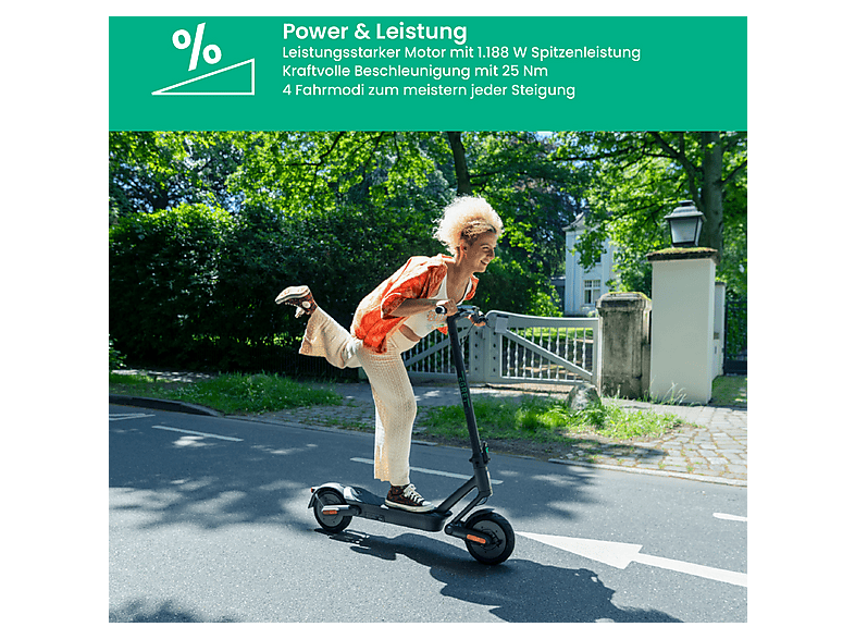 EGRET Ey! 2 E-Roller (10 Zoll, Quantum Grey)