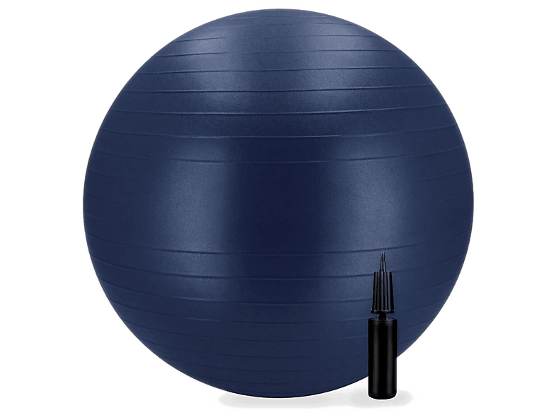 Piłka gimnastyczna z pompką SPOKEY Fitball 75cm Niebieski