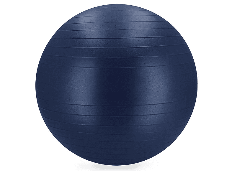 Piłka gimnastyczna z pompką SPOKEY Fitball 75cm Niebieski – zdjęcie 3