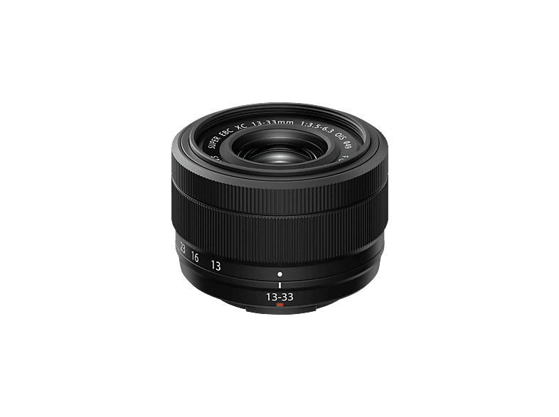 FUJIFILM FUJINON XC 13 mm - 33 mm f./3.5-6.3 OIS (Standardzoom Objektiv für Fuji X-Mount, Schwarz)