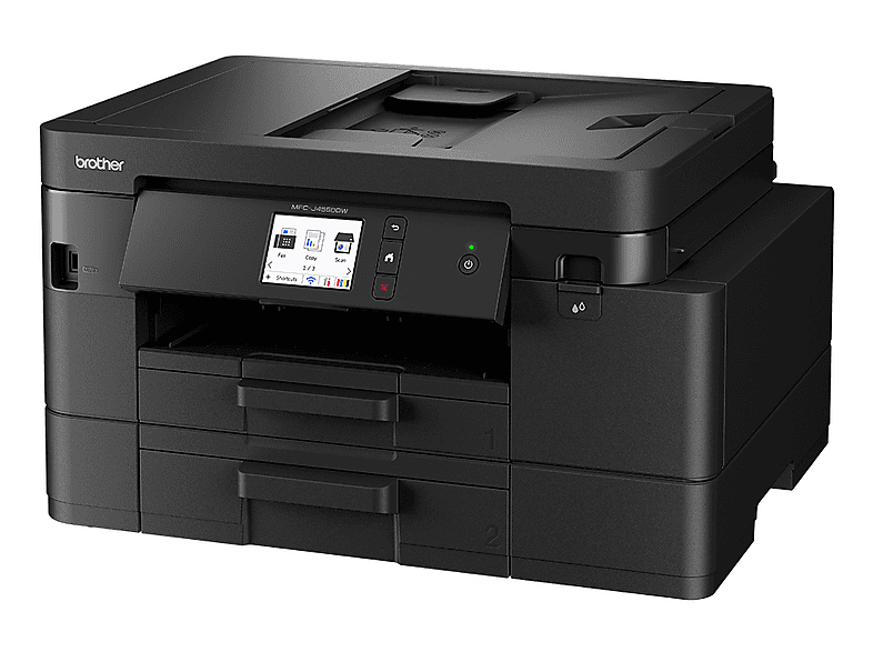 BROTHER MFC-J4550DW 4-in-1 Tintenstrahl Multifunktionsdrucker, Einzelpatronen, WLAN, Duplexeinheit (für beidseitigen Druck), A4, A5, A6, Schwarz — Foto 4 von 5