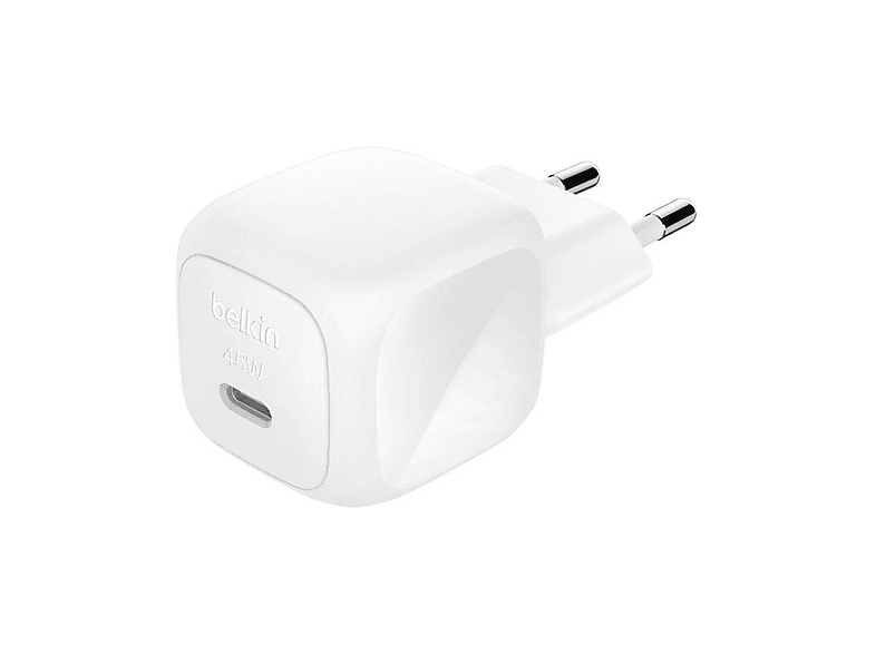 Caricabatterie BELKIN BoostCharge caricatore USB C da 45W, Bianco