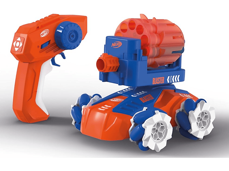Carrera 2,4GHz Nerf™ Blasting Car Ferngesteuertes Spielzeugautoset, Orange/Blau