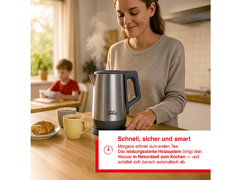 Thumbnail - SOLIS Eco Boil Wasserkocher (Typ 5520) Wasserkocher, Edelstahl