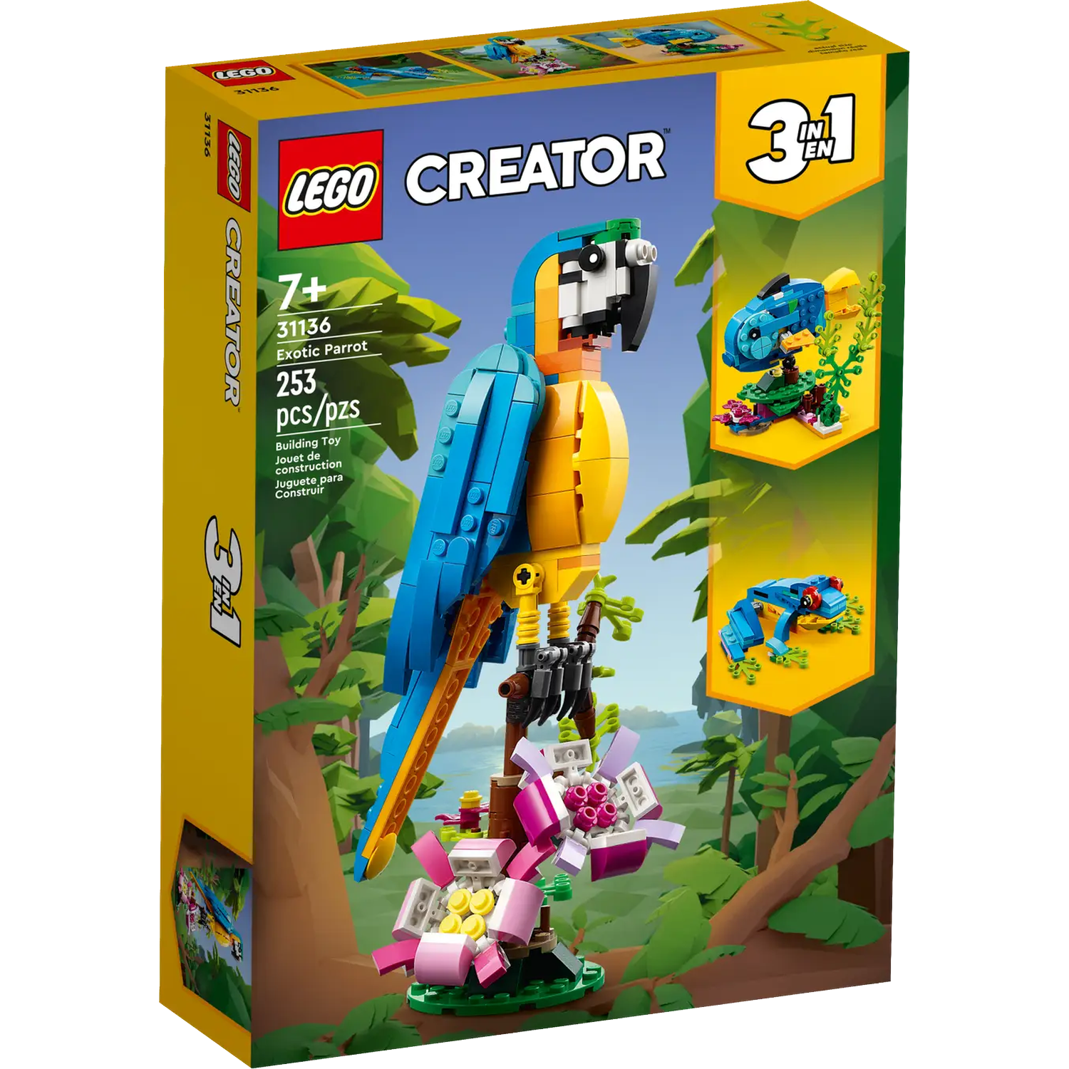 Lego Creator 3in1 31136 Exotische Papegaai Bouwstenen
