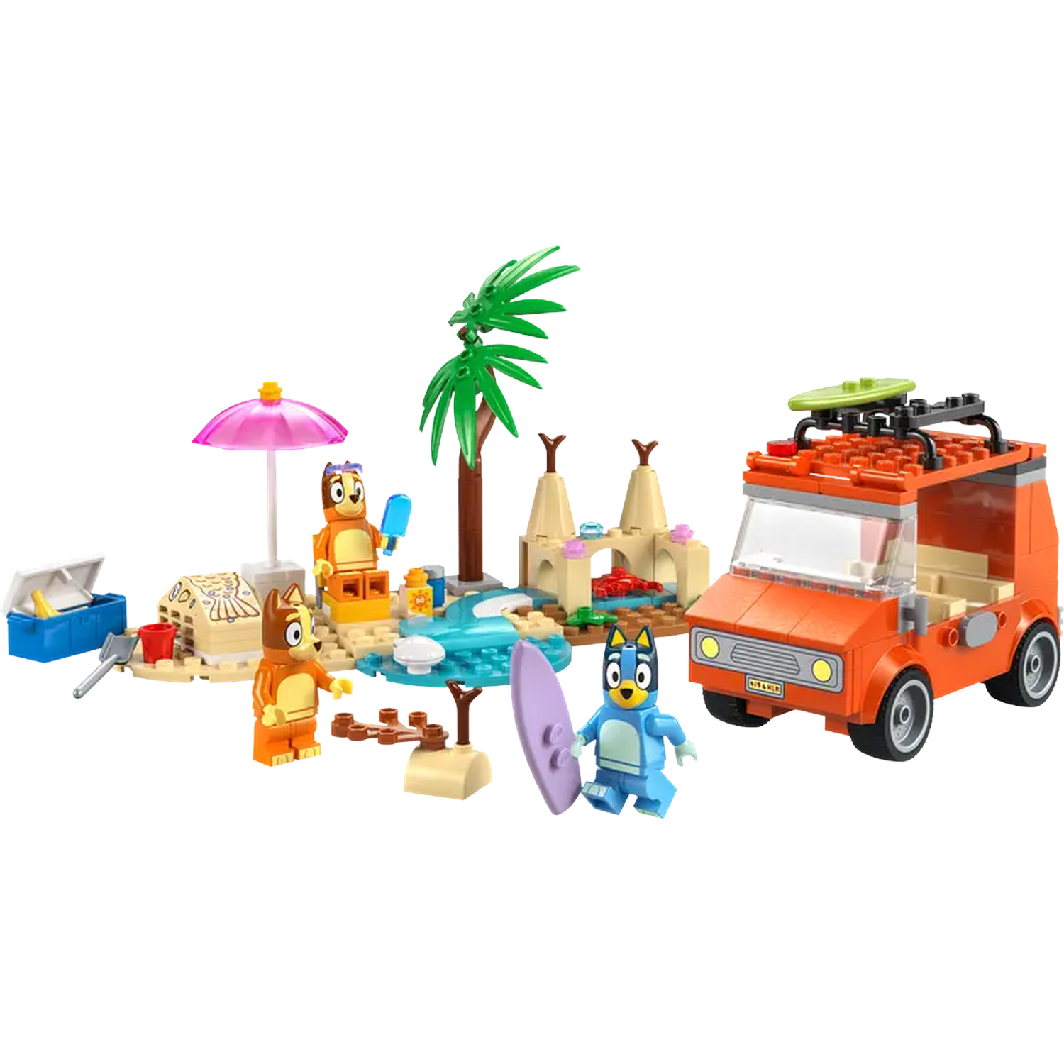 Lego Bluey 11202 Bluey Autorit Naar Het Strand Bouwstenen