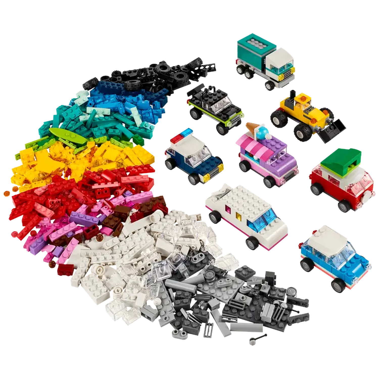Lego Classic 11036 Creatieve Voertuigen Bouwstenen afbeelding