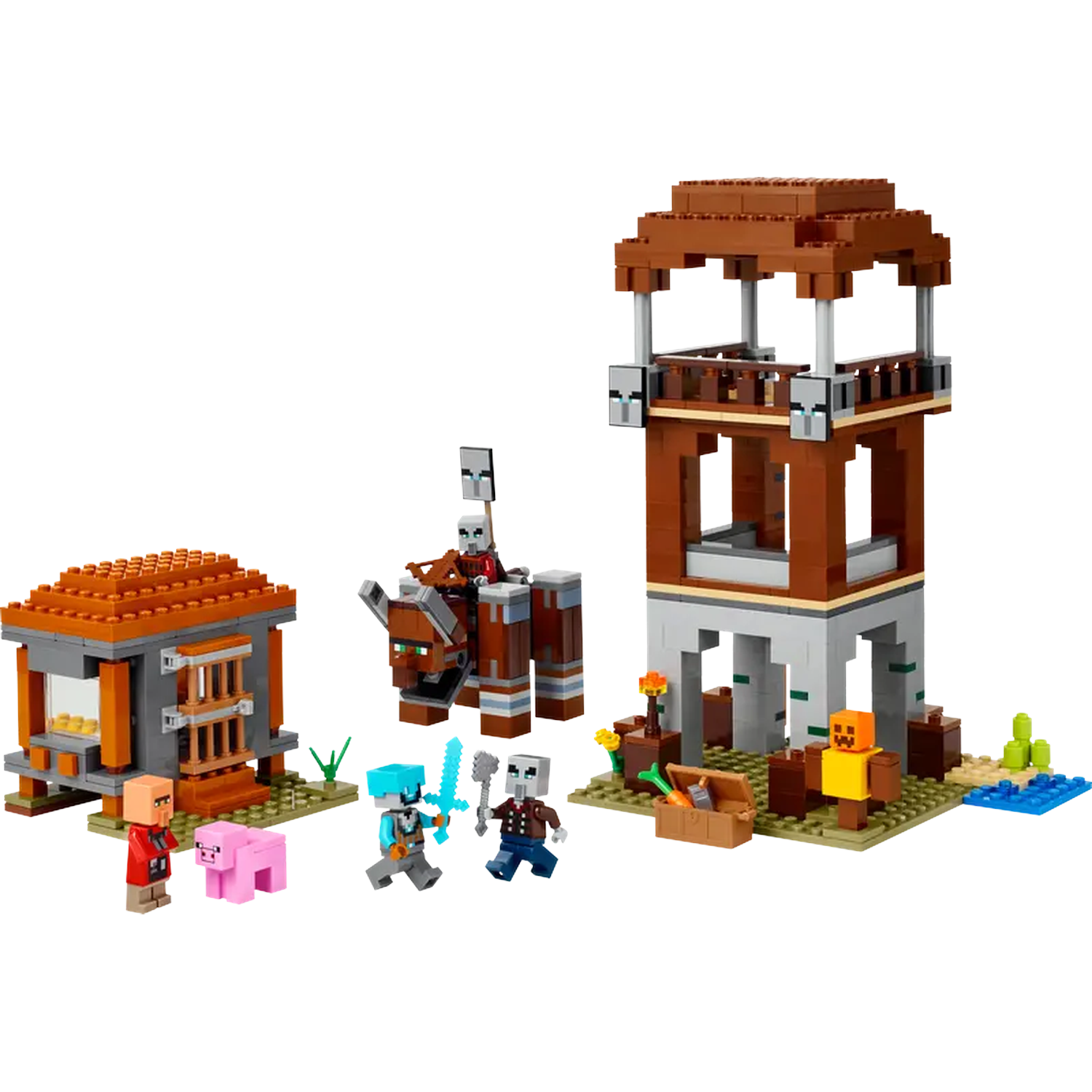 Lego Minecraft 21278 De Plunderaar Buitenpost Bouwstenen