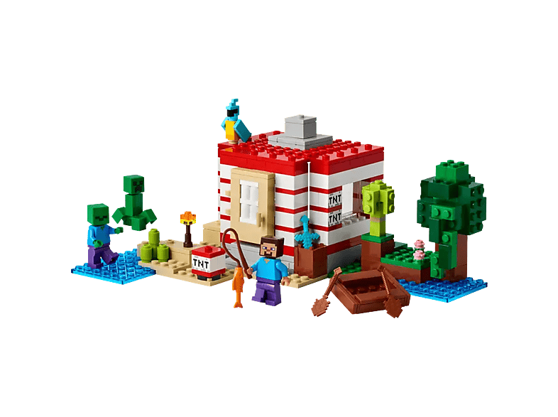 LEGO Minecraft Het TNT junglehuis