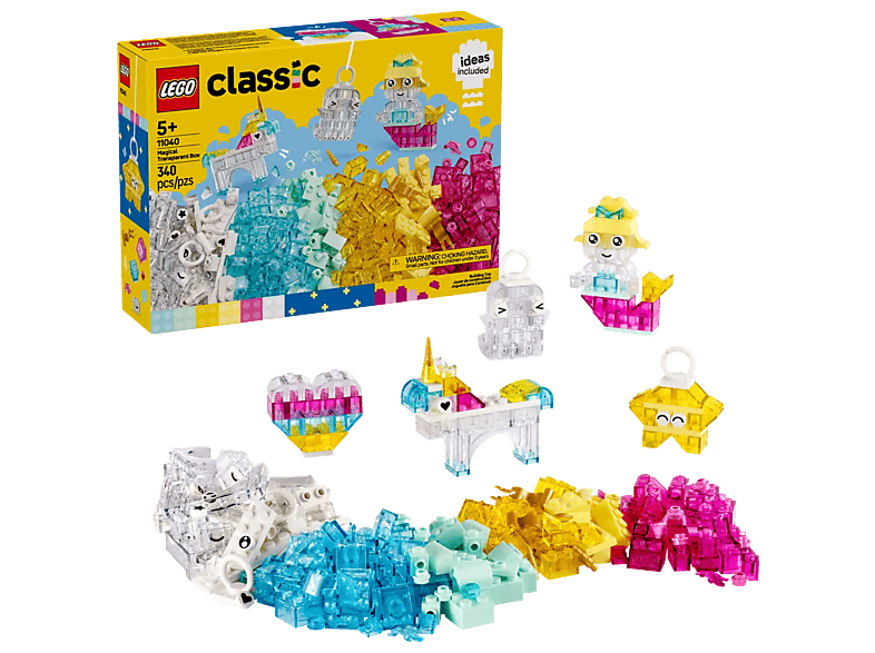 Lego Classic 11040 Magische Transparante Doos Bouwstenen afbeelding