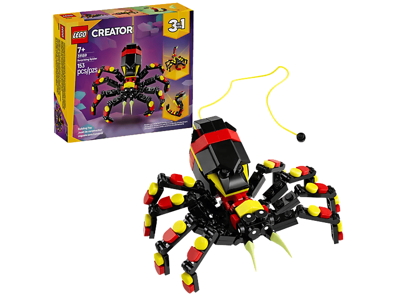 Lego Creator 3in1 31159 Wilde Dieren: Spannende Spin Bouwstenen afbeelding