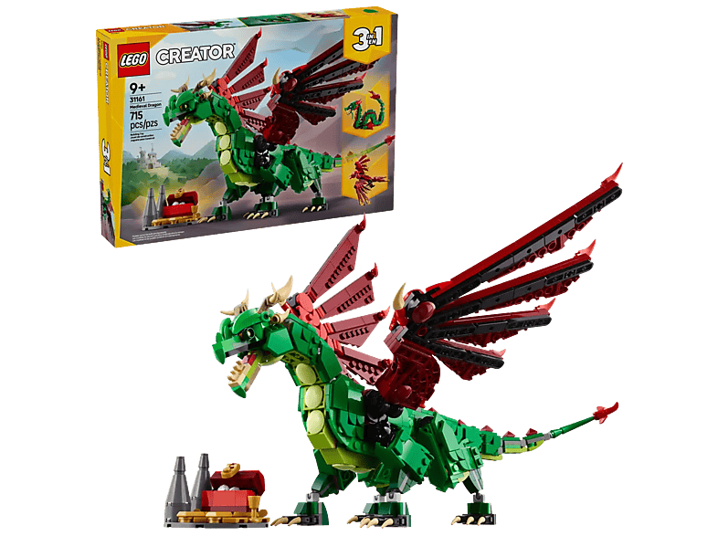 Lego Creator 3in1 31161 Middeleeuwse Draak Bouwstenen