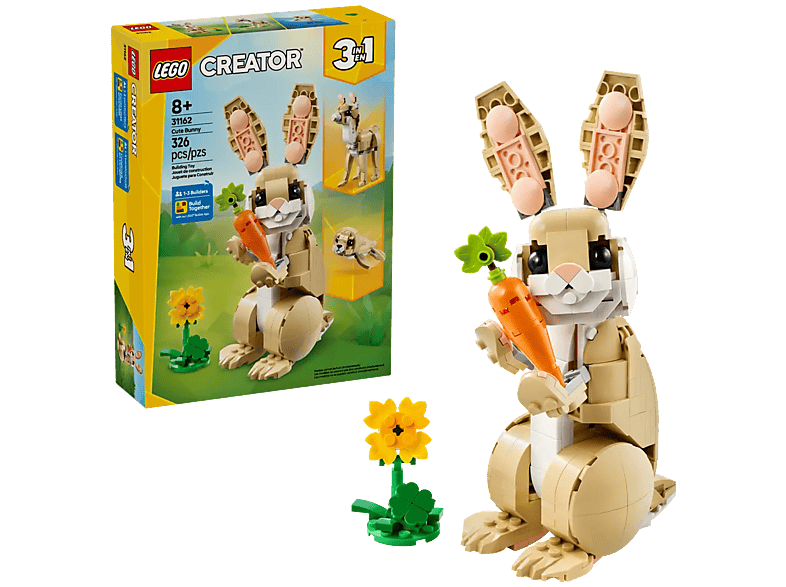 Lego Creator 3in1 31162 Lief Konijn Bouwstenen afbeelding