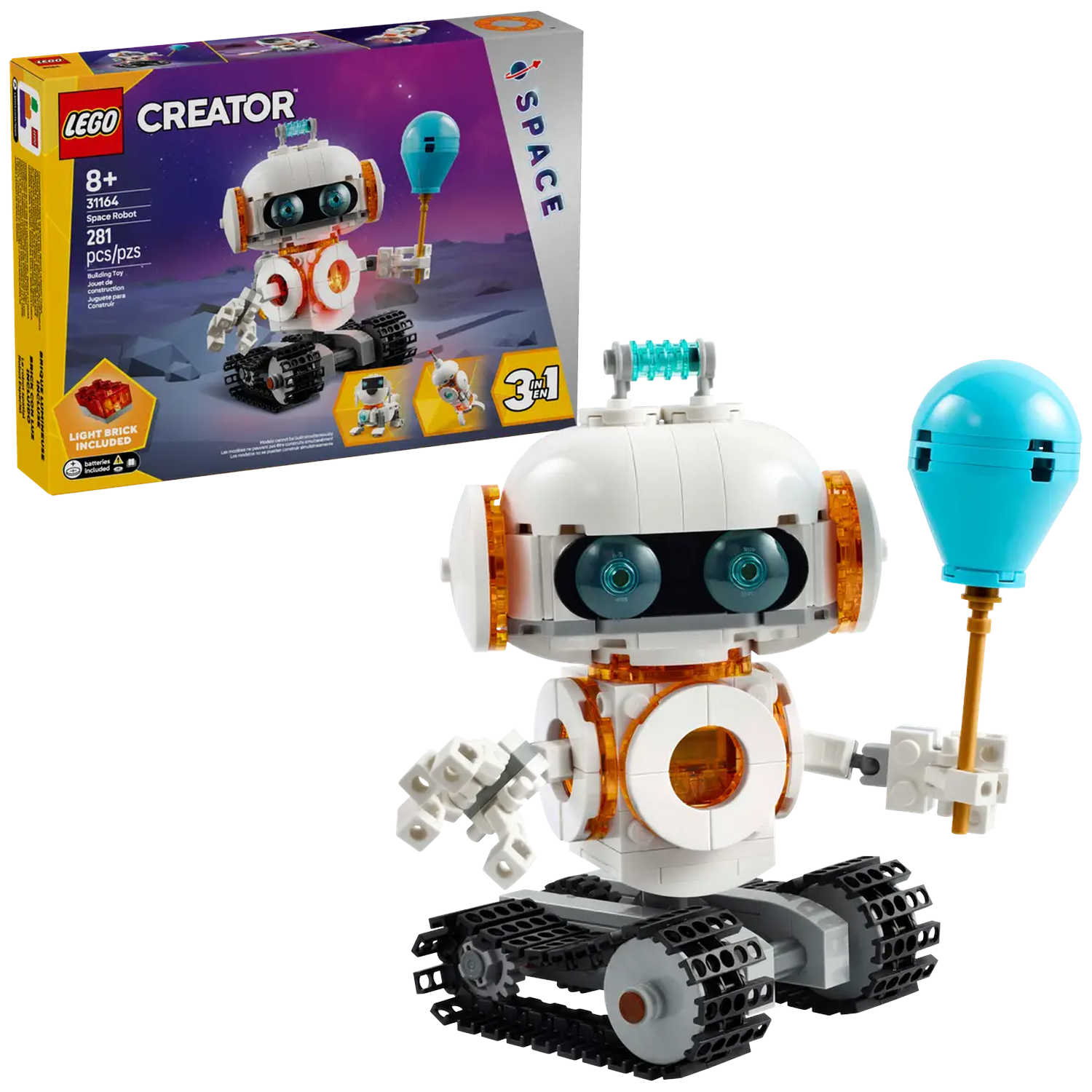 Lego Creator 3in1 31164 Ruimterobot Bouwstenen