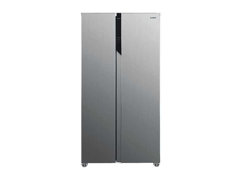 Frigorifero americano CANDY CFSSH5T917DX, Sistema Multi Flow: Sì; raffreddamento frigorifero: No Frost; congelatore: Frost, Capacità netta totale 529 l, Rumorosità: 39 dB(A), Dimensioni: L 91 cm A 177 P 67 cm, Inox Style, Classe D