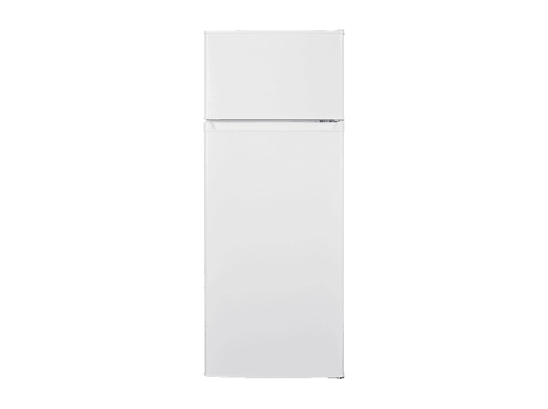 FRIGORIFERO DOPPIA PORTA OK OFK 471 E W, statico, dimensioni: L 54.5 cm x H 142.5 P 55.5 cm, capacità netta totale 206 litri, classe