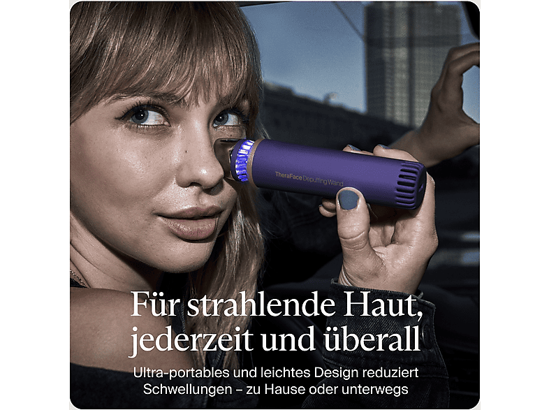 THERABODY TheraFace Depuffing Wand, Indigo; TheraFace Depuffing Wand Gerät — Foto 3 von 5