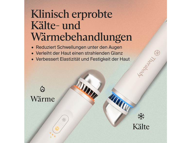 THERABODY TheraFace Depuffing Wand, Weiss; TheraFace Depuffing Wand Gerät — Foto 4 von 5