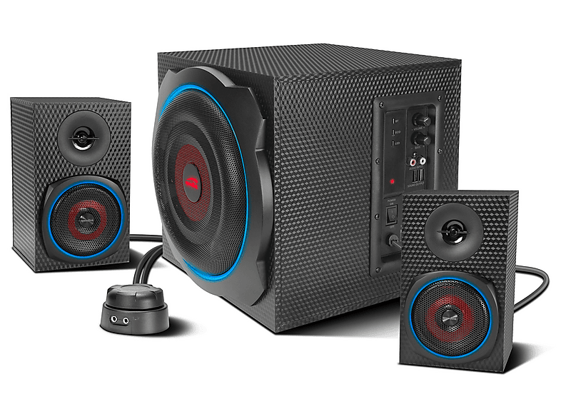 Thumbnail - SPEEDLINK AVENZA RGB Aktives 2.1-Lautsprechersystem, Schwarz