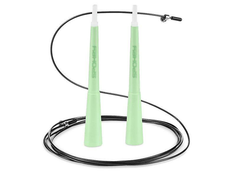 Skakanka szybkościowa regulowana SPOKEY X Rope Zielono-czarny