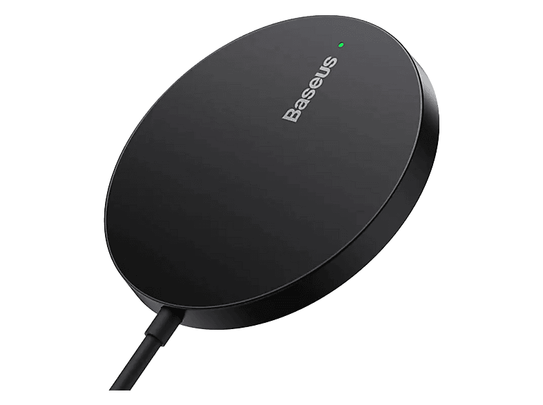 REACONDICIONADO Seminuevo Muy bueno Cargador móvil inalámbrico - Baseus SIMPLE MINI3, 15W, Carga inalámbrica MagSafe y Qi, Negro